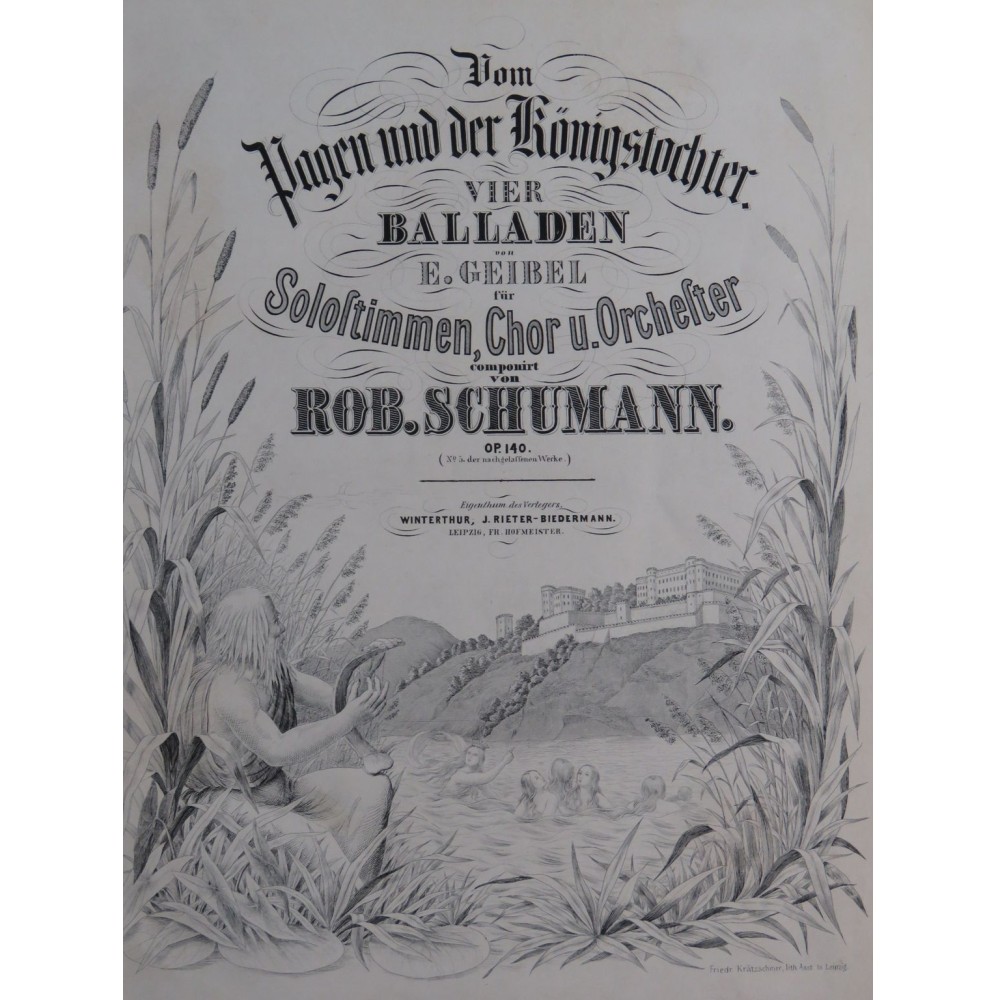 SCHUMANN Robert Ballades Choeur Orchestre ca1860