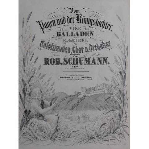 SCHUMANN Robert Ballades Choeur Orchestre ca1860