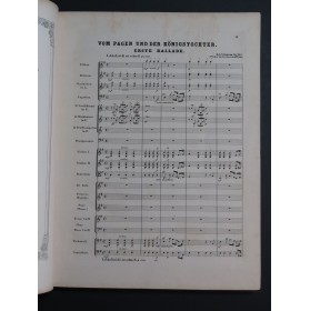 SCHUMANN Robert Ballades Choeur Orchestre ca1860