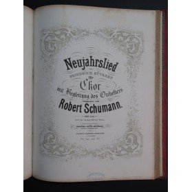 SCHUMANN Robert Ballades Choeur Orchestre ca1860