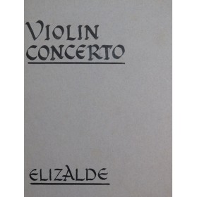 ELIZALDE Federico Concerto Violon Piano 1948