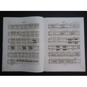 DE VILBAC Renaud Beautés de Zampa Suite No 1 Piano 4 mains ca1855