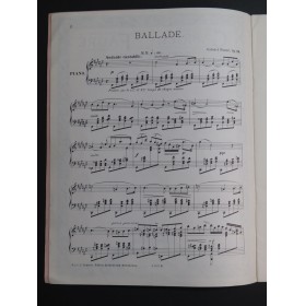 FAURÉ Gabriel Ballade op 19 Piano