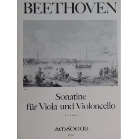 BEETHOVEN Sonatine Alto Violoncelle 1976