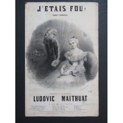 J'étais Fou ! Ludovic Maithuat Chant Guitare ca1850