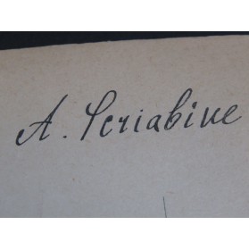 SCRIABINE Alexander Poème Tragique op 34 Signature Piano 1904