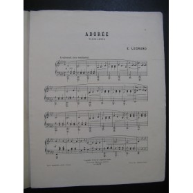 LEGRAND E. Adorée Piano 1903