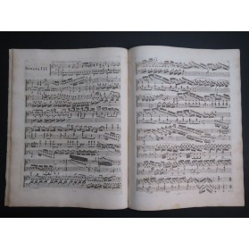 DUSSEK J. L. Trois Sonates op 9 Clavecin ou Piano ca1800