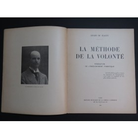 DE FLAGNY Lucien La Méthode de la Volonté Piano 1930