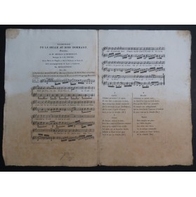 DOCHE J. D. Vaudeville Belle au Bois Dormant Chant Guitare ou Lyre ca1810