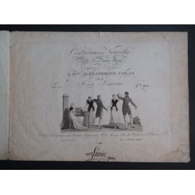 LEMOINE Henry Contredanses Nouvelles Piano Danse ca1820