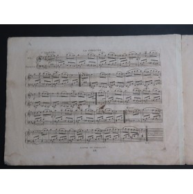 LEMOINE Henry Contredanses Nouvelles Piano Danse ca1820