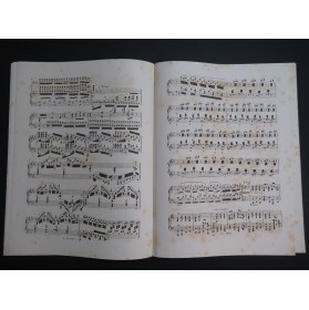 THALBERG S. Fantaisie sur Les Huguenots Meyerbeer Piano ca1843