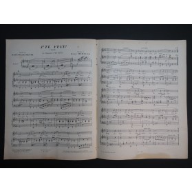 MERCIER René J'te veux Chant Piano 1923