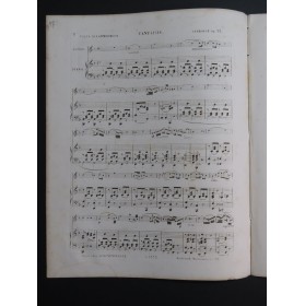 VERROUST Stanislas Fantaisie sur Nozze di Lammermoor op 33 Piano Hautbois ca1845