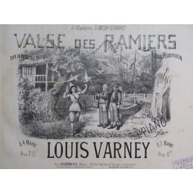 VARNEY Louis Miss Robinson Piano ca1893