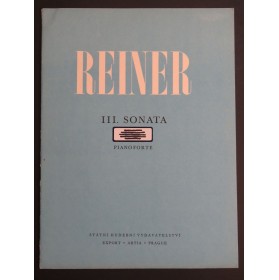 REINER Karel Sonata No 3 Piano 1963