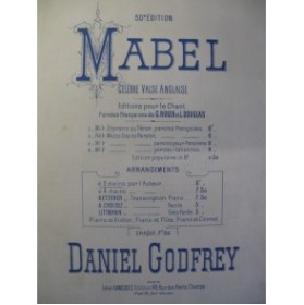 GODFREY Daniel Mabel Valse Piano XIXe