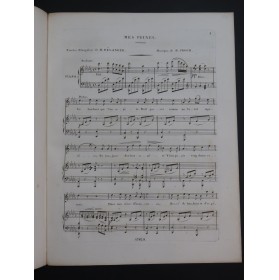 PROCH Heinrich Mes Peines Chant Piano ca1840