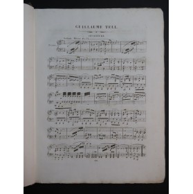 ROSSINI G. Guillaume Tell Opéra Piano Chant ca1830