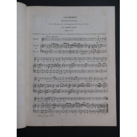 ADRIEN l'Ainé Trois Romances Chant Piano ou Harpe ca1820