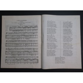 ADRIEN l'Ainé Trois Romances Chant Piano ou Harpe ca1820