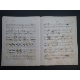 HÜNTEN François Mon Rocher de Saint Malo op 96 Piano 4 mains ca1840