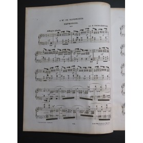 TSCHAIKOWSKY P. I. Capriccio op 8 Piano 1870