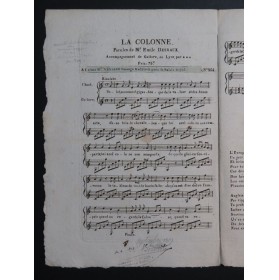 La Colonne Emile Desraux Chant Guitare ca1820