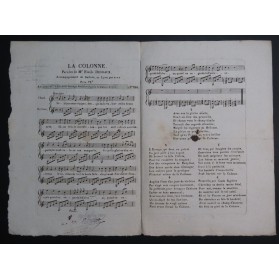 La Colonne Emile Desraux Chant Guitare ca1820