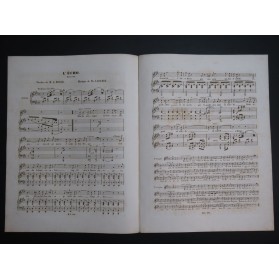 LABARRE Théodore L'Écho Chant Piano ca1840