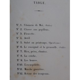 DANHAUSER Adolphe Les Matinées Orphéoniques 12 Choeurs 1874