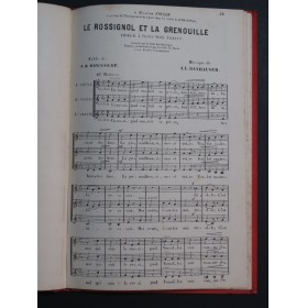 DANHAUSER Adolphe Les Matinées Orphéoniques 12 Choeurs 1874