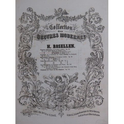 ROSELLEN Henri Anna Bolena op 16 No 2 Piano ca1850