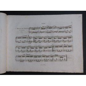 TOLBECQUE J. B. La Muette de Portici Quadrille 1 Piano Flûte Violon ca1850