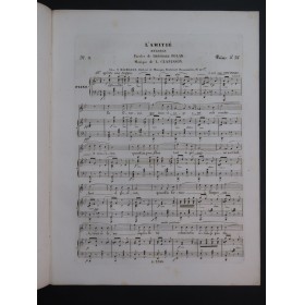 CLAPISSON Louis Les Chants du Coeur Chant Piano ca1820