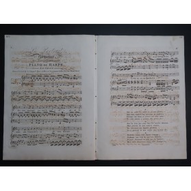 Le Portrait Romance Chant Piano ou Harpe ca1830