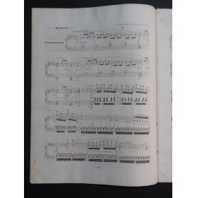 ROSELLEN Henri Variations Romance d'A. Adam op 7 Piano ca1835