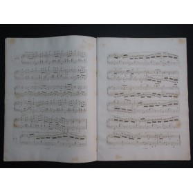 ROSELLEN Henri Variations Romance d'A. Adam op 7 Piano ca1835