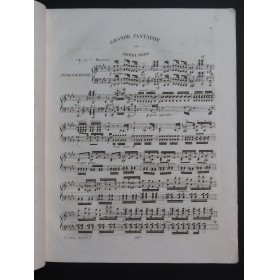 HERZ Henri Grande Fantaisie Comte Ory Rossini op 47 Piano ca1828