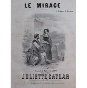 CAYLAR Juliette Le Mirage Chant Piano ca1840