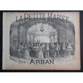 ARBAN La Petite Mariée Quadrille Piano ca1875