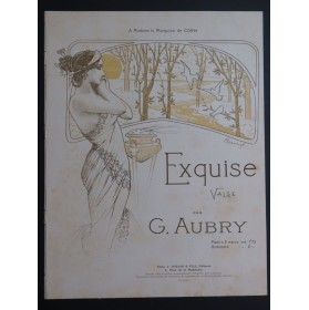 AUBRY Georges Exquise Piano ca1905