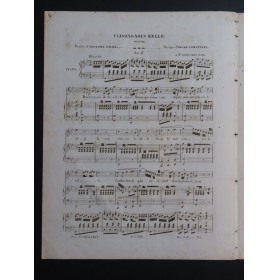 COMETTANT Oscar Faisons-nous Belle Chant Piano ca1840