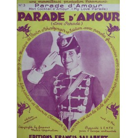 SCHERTZINGER Victor Parade d'Amour Chant Piano 1930