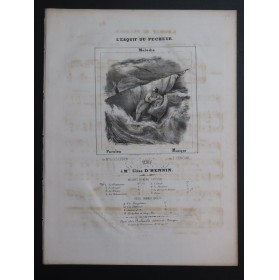 CONCONE Joseph L'Esquif du Pêcheur Chant Piano ca1840