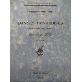 BRAHMS Johannes Danses Hongroises v4 Piano 1950