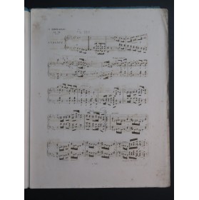 THALBERG S. Andante op 32 Piano ca1838