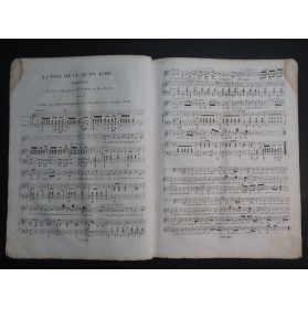 DE BEAUPLAN Amédée La voix de ce qu'on aime Chant Piano ca1830