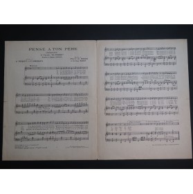 DE MEURE Pierre PARIS Irving Pense à ton Père Chant Piano 1927